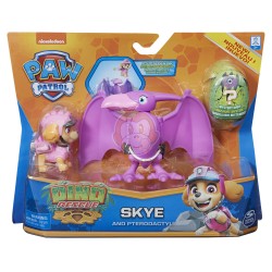 Paw Patrol Dino Rescue Hero Pup Skye and Pterodactyl Action Figure Set