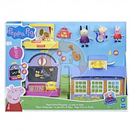 Peppa Pig Peppa's Adventures Peppa's School Playgroup Preschool Toy, with Speech and Sounds