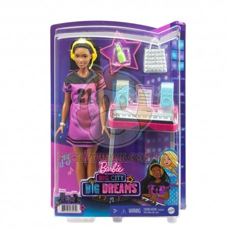 Barbie: Big City, Big Dreams 'Brooklyn' Barbie Doll & Music Studio Playset