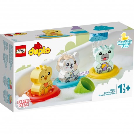 LEGO DUPLO Creative Play 10965 Bath Time Fun: Floating Animal Train