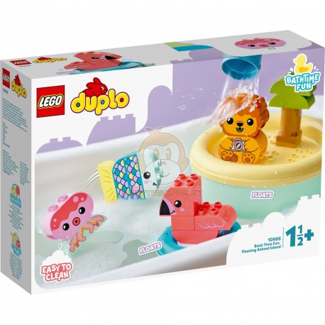 LEGO DUPLO Creative Play 10966 Bath Time Fun: Floating Animal Island