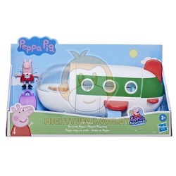 Peppa Pig Peppa's Adventures Air Peppa Airplane Preschool Toy: Rolling Wheels, 1 Figure, 1 Accessory