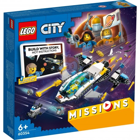 LEGO City Missions 60354 Mars Spacecraft Exploration Missions