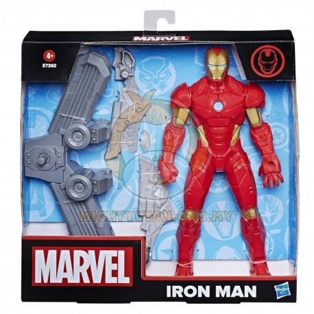 Marvel Avengers Olympus Series 9.5-Inch Iron Man Action Figure Includes 3 Premium Accessories