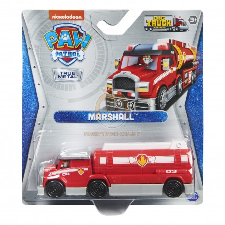 PAW Patrol True Metal 1:55 Big Truck Pups Die Cast Marshall