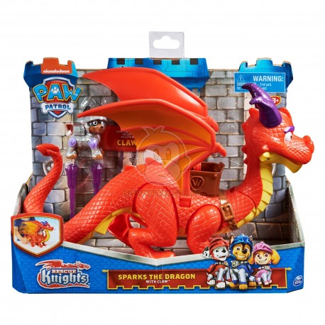 PAW Patrol Rescue Knights Sparks the Dragon with Claw