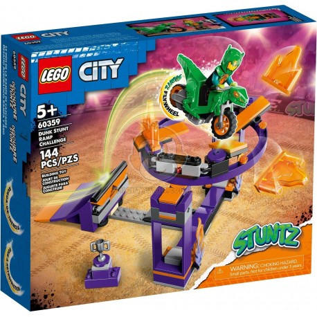 LEGO City 60359 Dunk Stunt Ramp Challenge