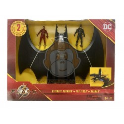 The Flash Movie 4-inch Batwing with Flash and Batman