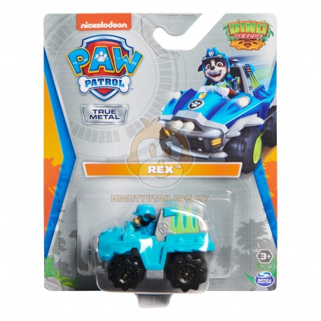 PAW Patrol True Metal 1:55 Die Cast Dino Rescue Rex