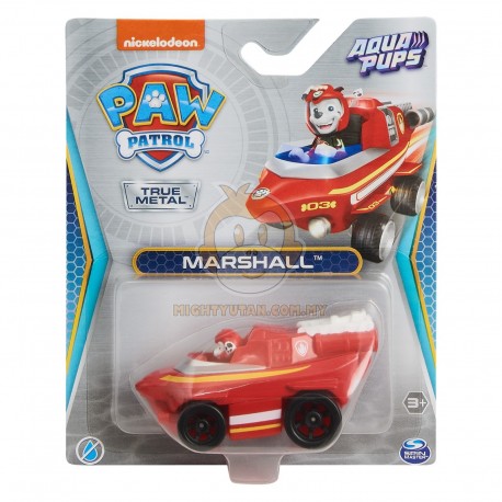 PAW Patrol True Metal 1:55 Aqua Pups Die Cast Marshall