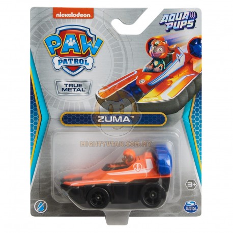 PAW Patrol True Metal 1:55 Aqua Pups Die Cast Zuma