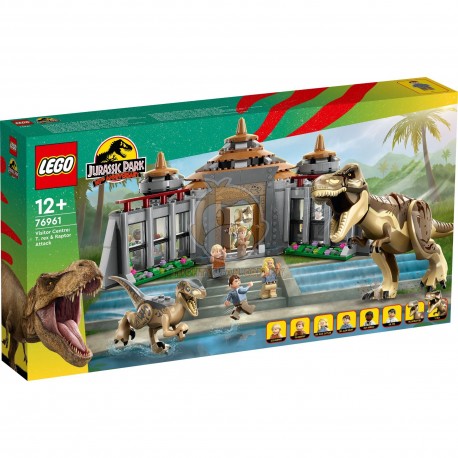 LEGO Jurassic World 76961 Visitor Center: T. rex & Raptor Attack