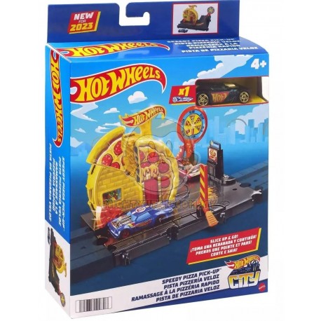 Hot Wheels City Speedy Pizza Pick Up Playset