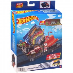 Hot Wheels City Fuel Station Shift Playset