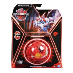 Bakugan Deka, Titanium Dragonoid, Jumbo Collectible, Customizable Action Figure and Trading Cards, Combine & Brawl